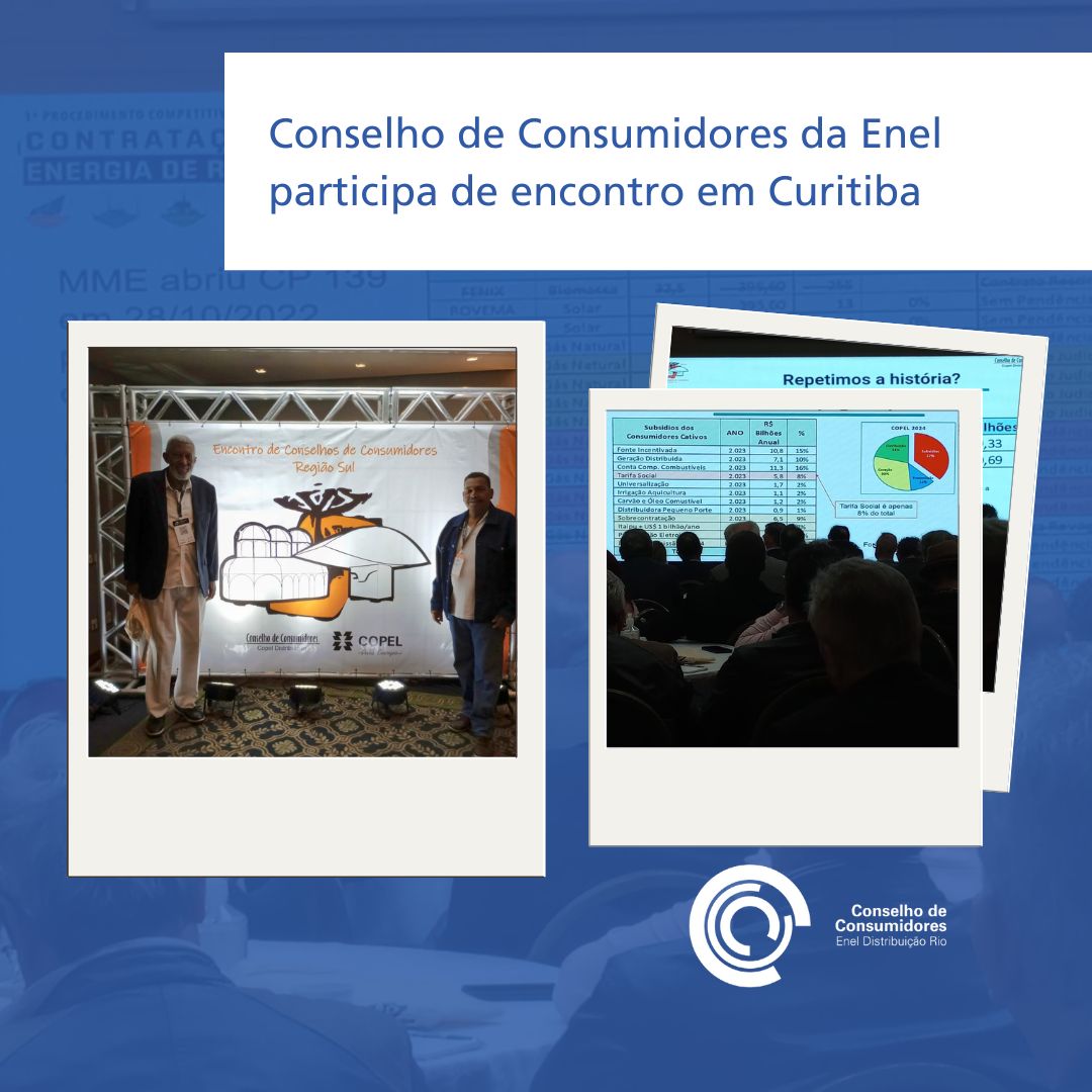 Conselho de Consumidores da Enel participa de encontro em Curitiba